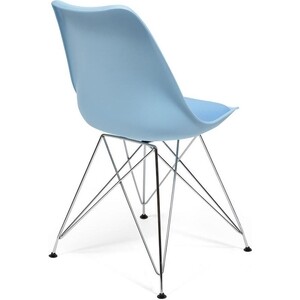 Стул TetChair Tulip Iron Chair (mod.EC-123) металл/пластик голубой