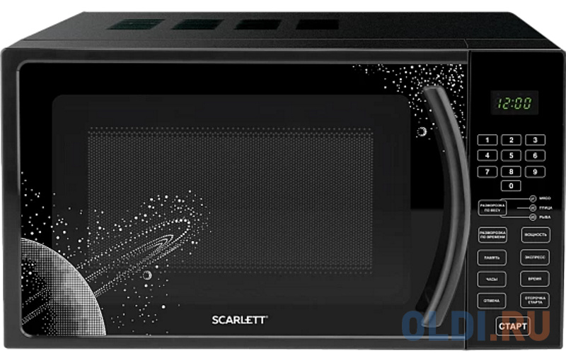 Микроволновая печь 20L BLACK SC-MW9020S09D SCARLETT