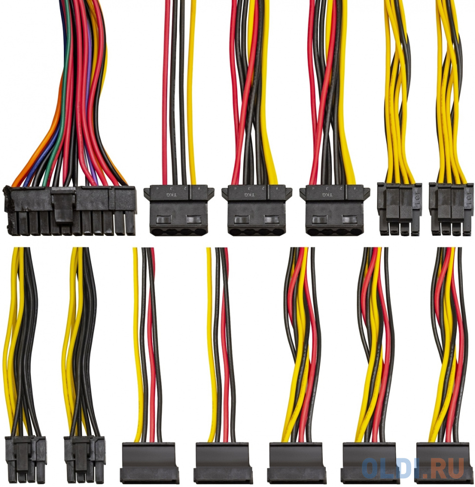 Блок питания 800W ExeGate XP800 (ATX, SC, 12cm fan, 24pin, 2x(4+4)pin, 2xPCI-E, 5xSATA, 3xIDE, black, кабель 220V с защитой от выдергивания)