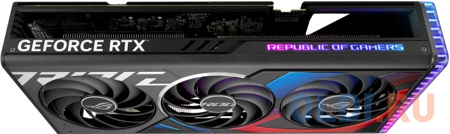 Видеокарта Asus PCI-E 4.0 ROG-STRIX-RTX4070TIS-O16G-GAMING NVIDIA GeForce RTX 4070TI Super 16Gb 256bit GDDR6X 2670/21000 HDMIx2 DPx3 HDCP Ret в Москвe