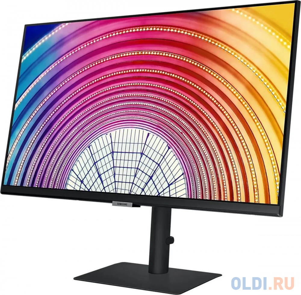 Монитор Samsung 27" ViewFinity S6 S27A600NAU черный IPS LED 5ms 16:9 HDMI полуматовая HAS Piv 300cd 178гр/178гр 2560x1440 75Hz FreeSync DP QHD US