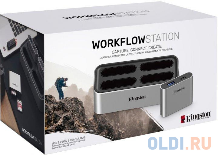 USB 3.2 gen.2 Док станция Kingston Workflow 5G USB-A/C Hub