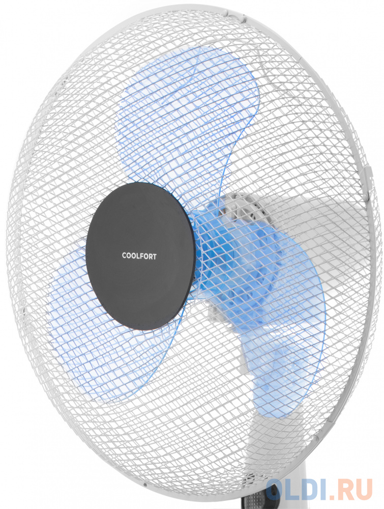 Вентилятор напольный Coolfort CF-2006 40Вт скоростей:3 ПДУ белый/серый в Москвe