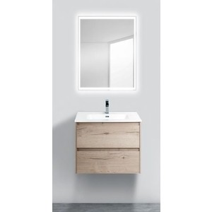 Тумба с раковиной BelBagno Kraft 60, Rovere Galifax Bianco (KRAFT-600-2C-SO-RGB, BB600ETL)