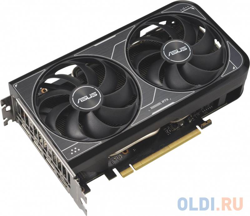 Видеокарта Asus PCI-E 4.0 DUAL-RTX4060TI-O8G-V2 NVIDIA GeForce RTX 4060TI 8Gb 128bit GDDR6 2565/18000 HDMIx1 DPx3 HDCP Ret