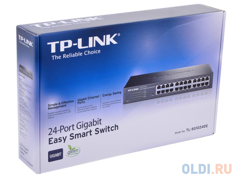 Коммутатор TP-LINK TL-SG1024DE Easy Smart гигабитный 24-портовый коммутатор в Москвe