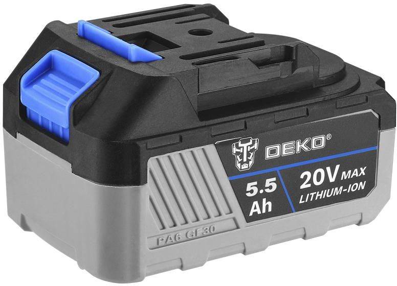 Батарея аккумуляторная Deko BL1860B 20В 5.5Ач Li-Ion (063-4358)