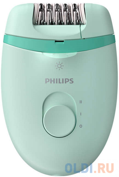 Эпилятор Philips BRP529/00 скор.:2 насад.:1 от аккум. зеленый