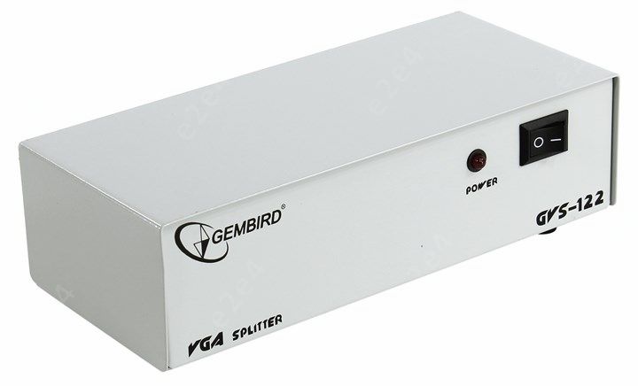 Разветвитель VGA Gembird/Cablexpert GVS122, 2xVGA, 2048x1536 до 75м