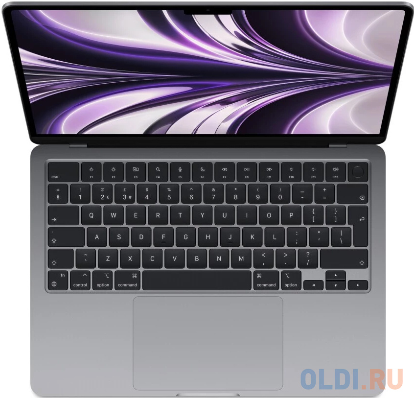 Ноутбук Apple/ 13-inch MacBook Air: Apple M2 with 8-core CPU, 10-core GPU/16Gb/256GB SSD - Space Gray/RU в Москвe