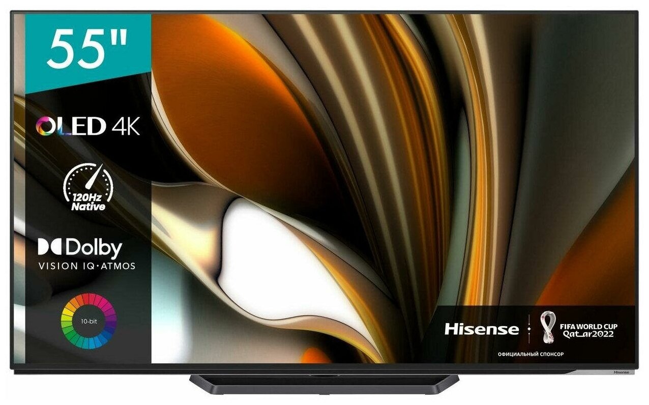 Телевизор Hisense 55" 55A85H черный в Москвe