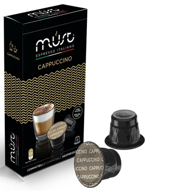 Капсулы кофе Must Cappucino совместимые с Nespresso 10шт