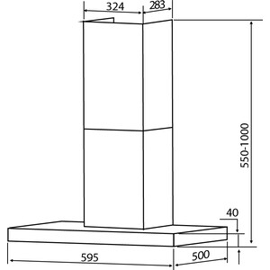 Вытяжка EXITEQ EX - 1096 Inox