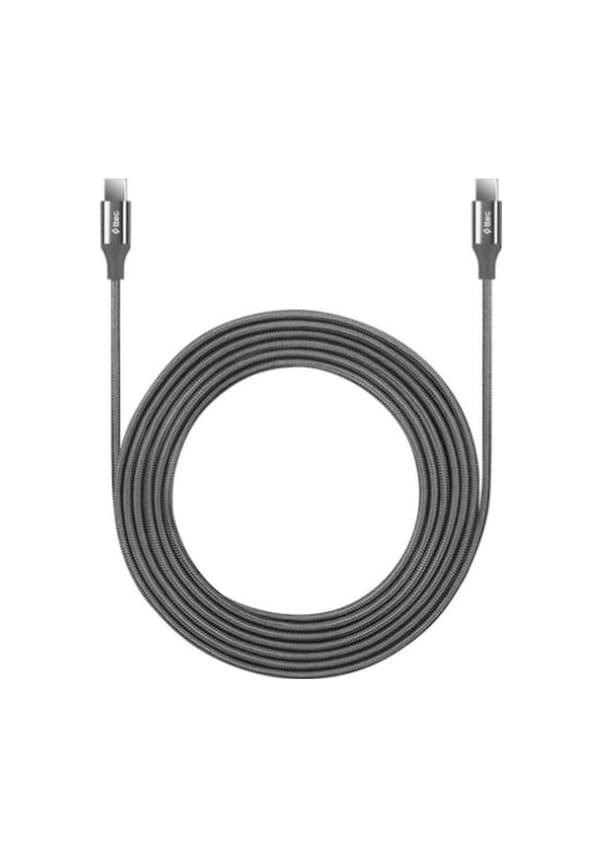 Кабель USB Type-C-USB Type-C, 65 Вт, 3 м, серый, TTEC (2DK52UG)