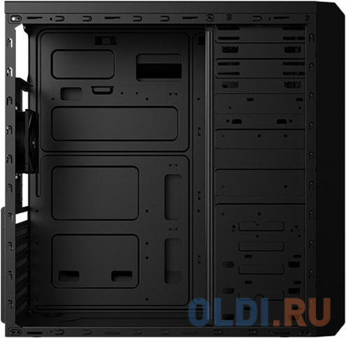 Корпус Aerocool [System Integration Series] SI-5101 , ATX, без БП, 195x410x385 мм (ШхВхГ), 1х USB3.0 + 2х USB2.0, сталь 0,5 мм