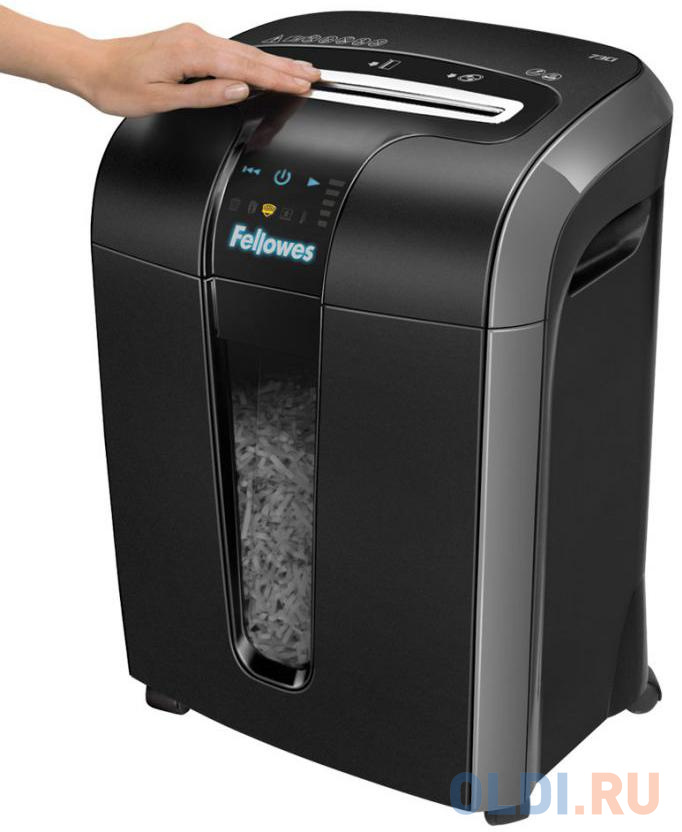 Шредер Fellowes Powershred 73Ci Уровень секретности 3 / P-4 22лтр.  12лст бумага, скобы, скрепки, пластиковые карты