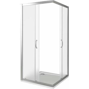 Душевой уголок Good Door Infinity CR 90х90 матовый Grape, хром (Infinity CR 90x90 -G-CH)