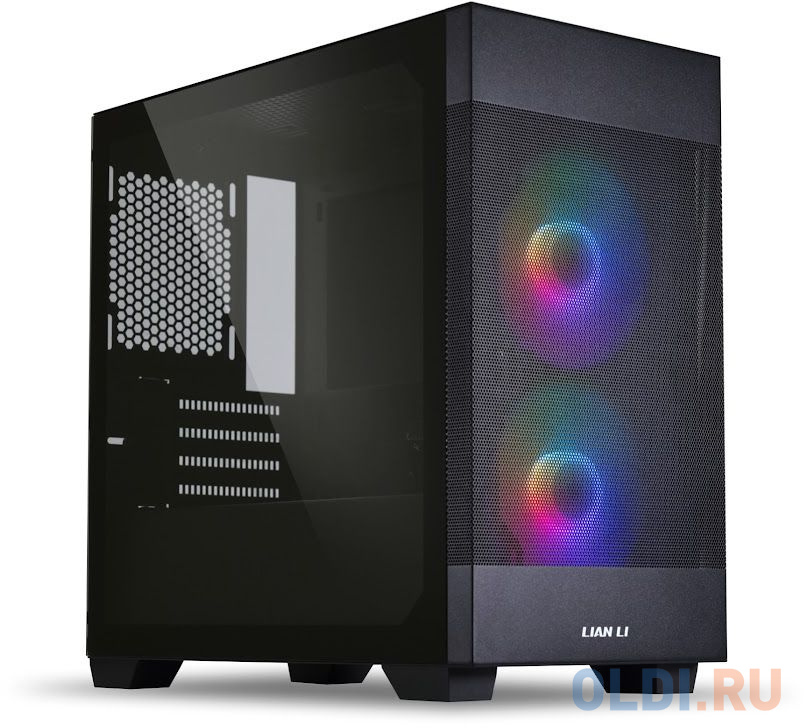 LIAN LI Lancool 205M Mesh Black,  Medium Case: Micro ATX/Mini-ITX, 2xUSB 3.0, 2xAudio, Included Fans: 2x140mm ARGB PWM