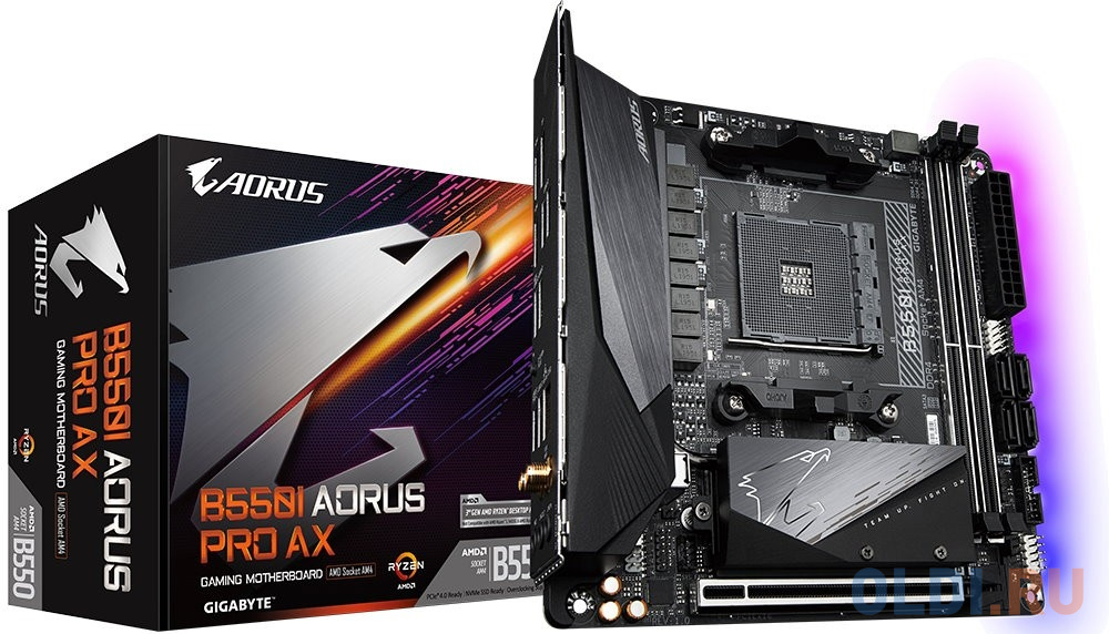 Материнская плата GigaByte B550I AORUS PRO AX 1.2 в Москвe