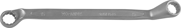 Ключ гаечный накидной изогнутый 6x7 мм, CrV, кованый, Thorvik ORW0607 (52010)