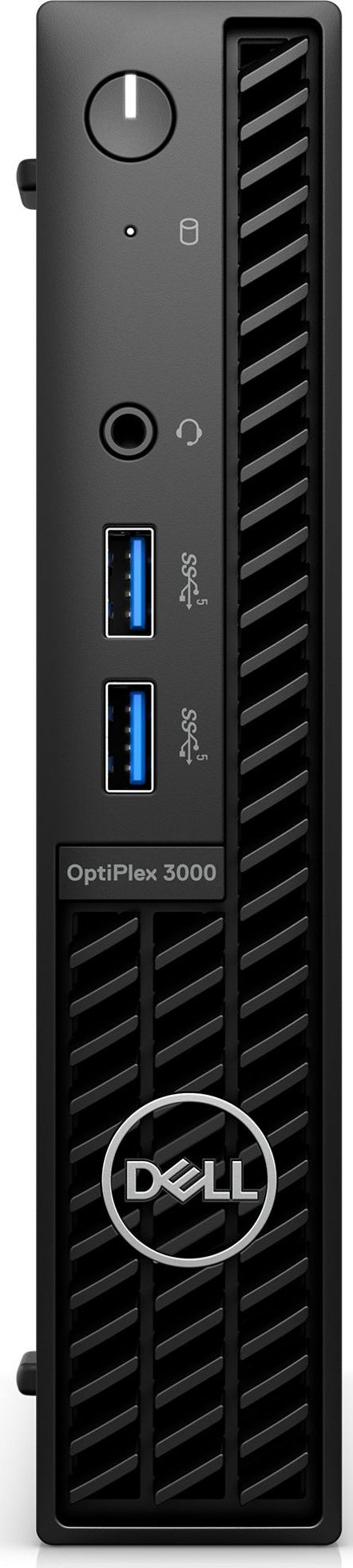 Неттоп Dell OptiPlex 3000 Micro, Intel Core i3 12100T 2.2 ГГц, 8Gb RAM, 256Gb SSD, Wi-Fi, BT, Linux, черный