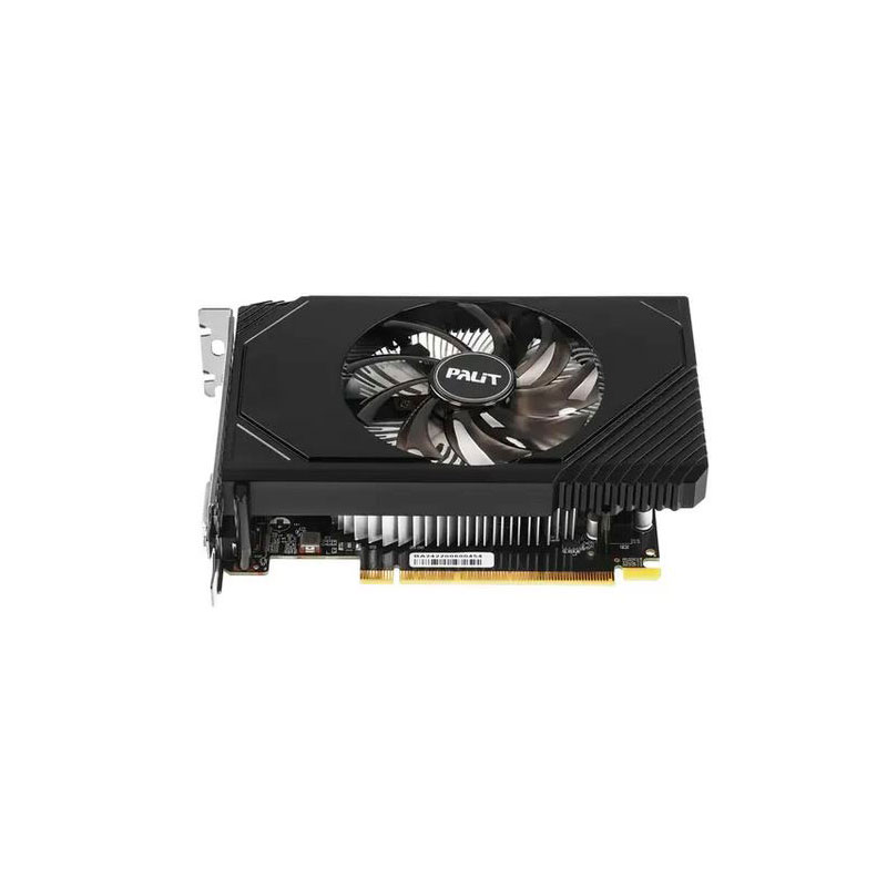 Видеокарта Palit nVidia GeForce RTX 3050 StormX OC 1042Mhz PCI-E 4.0 6144Mb 14000Mhz 96 bit DP HDMI DVI NE63050S18JE-1070F