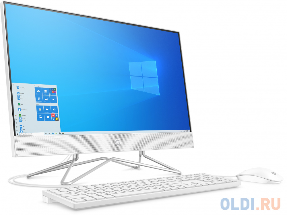 Моноблок HP 24 23.8" Full HD i5 1135G7 (2.4) 8Gb 1Tb Iris Xe CR Free DOS 3.0 Home GbitEth WiFi BT 90W клавиатура мышь Cam белый 1920x1080