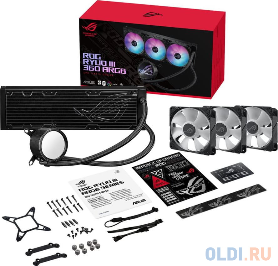 ROG RYUO III 360 ARGB /AIO COOLER,ASETEK,EMMA,ARGB,AURA (90RC00I1-M0UAY0) /AIO COOLER,ASETEK,EMMA,ARGB,AURA (90RC00I1-M0UAY0)