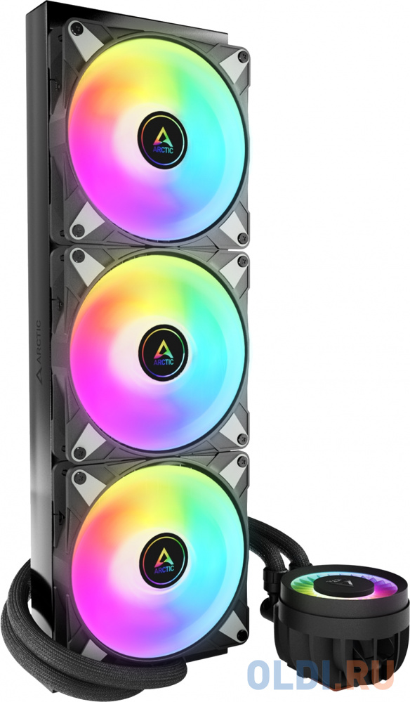 Жидкостная система охлаждения Arctic Cooling Arctic Liquid Freezer III-420 A-RGB Black Multi Compatible All-In-One CPU Water Cooler  (ACFRE00145A) в Москвe