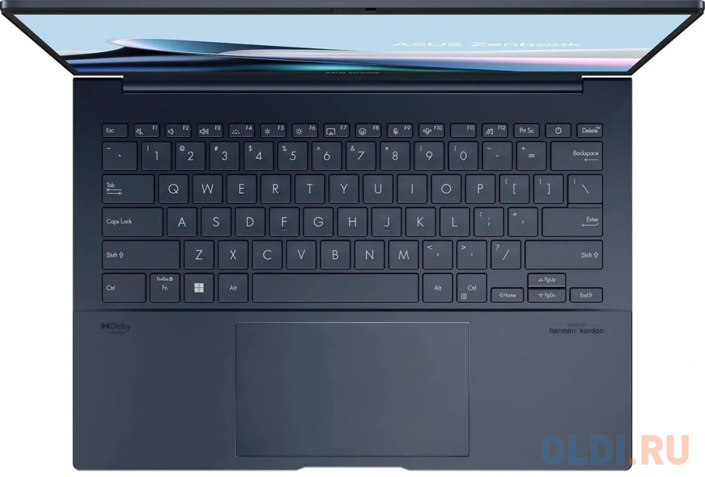 Ноутбук ASUS Zenbook 14 OLED UX3405MA-QD437 Intel Core Ultra 5 Processor 125H/16Gb/SSD512GB/14&quot;/OLED/FHD/NoOS/Ponder Blue (90NB11R1-M010B0)