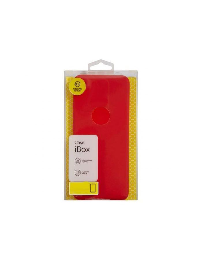 Чехол силиконовый iBox Case для Xiaomi Redmi 12 с защитой камеры и подложкой, красный
