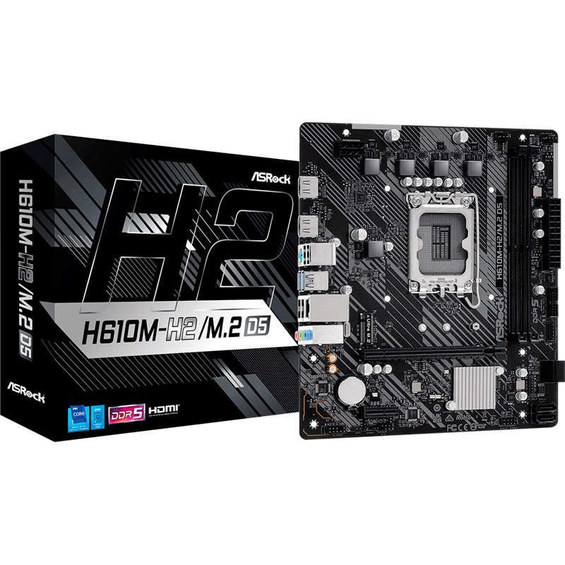 Материнская плата ASRock H610M-H2/M.2D5