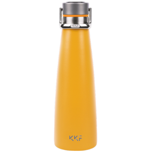 Термобутылка Kiss Kiss Fish SMART VACUUM BOTTLE, 470 мл, корпус сталь/колба сталь, желтый (6939427200431) в Москвe