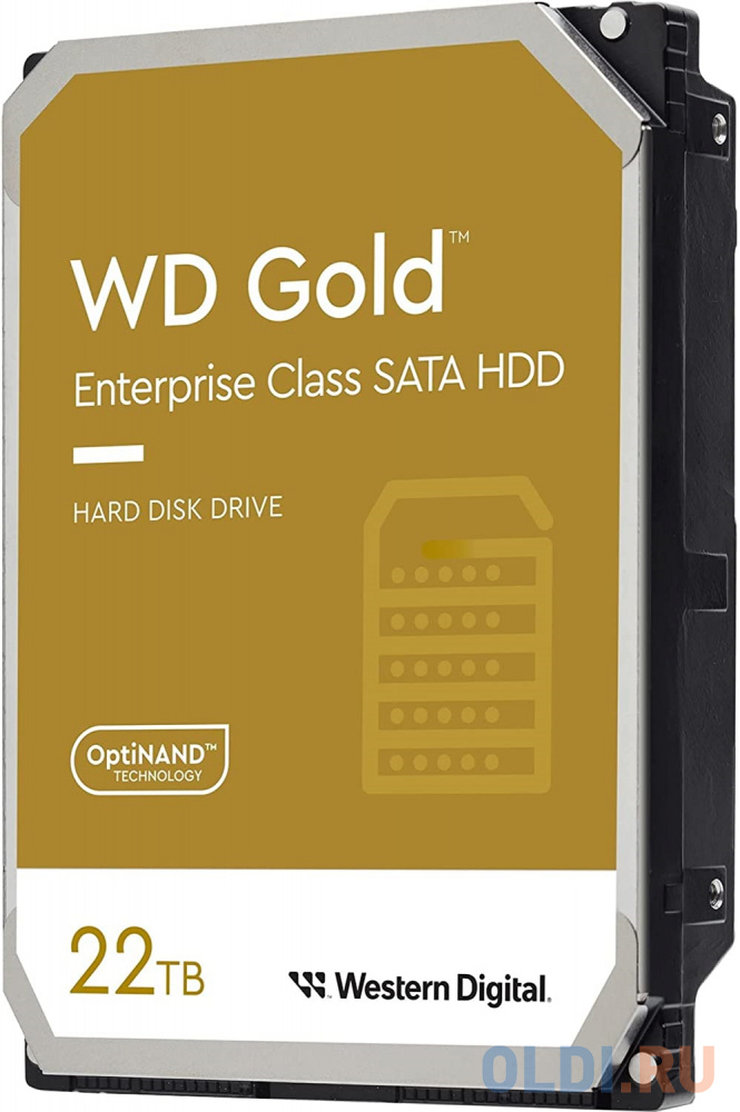 Жесткий диск Western Digital GOLD WD221KRYZ 22TB 3.5" 7200 RPM 512MB 512e SATA-III в Москвe