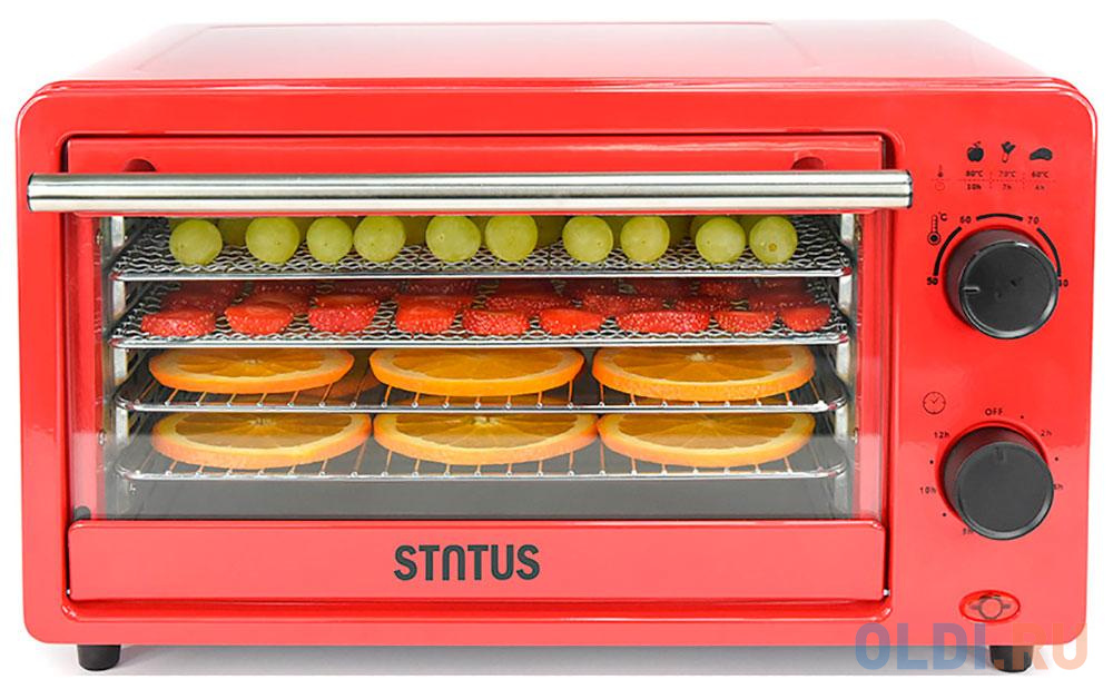 Сушилка для овощей и фруктов Status 6600151 красный