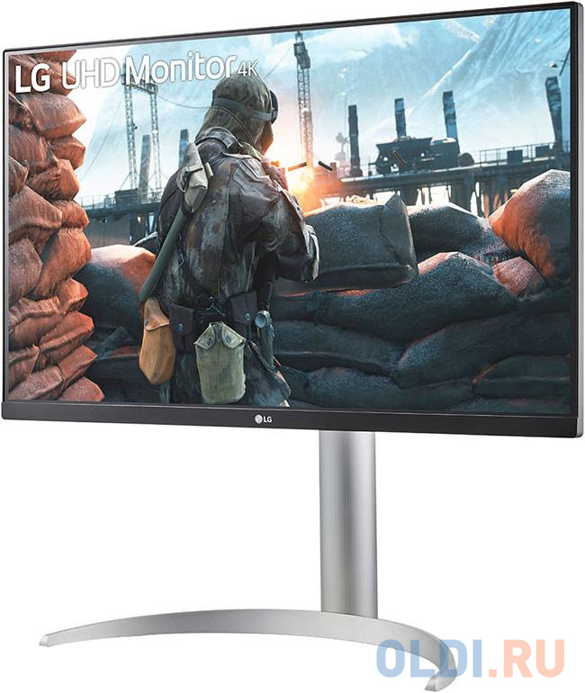 Монитор 27" LG 27UP650-W белый IPS 3840x2160 400 cd/m^2 5 ms (G-t-G) HDMI DisplayPort Аудио