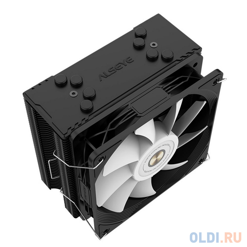 CPU Cooler N120-B, Universal socket, TDP 180W, 4* heat pipe, dem: 130*76*156mm FAN 120mm ARGB 0.095-0.3A, 800~1800RPM,  31.18-73.96CFM , BLACK, RTL в Москвe