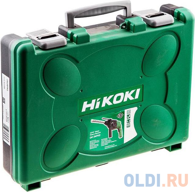 HIKOKI Перфоратор, SDS-Plus,? 24 мм, 730 Вт, 1050-3950 об/мин, ручка, кейс, глубиномер, 2,8 кг