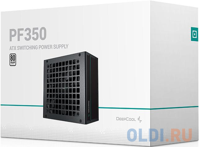 Блок питания Deepcool ATX 350W PF350 80 PLUS WHITE (20+4pin) APFC 120mm fan 6xSATA RTL