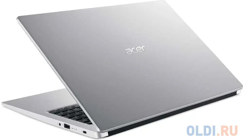 Ноутбук Acer Aspire 3 A315-23 Pentium Silver N5030 4Gb SSD256Gb Intel UHD Graphics 15.6" IPS FHD (1920x1080) noOS silver WiFi BT Cam (NX.HUTEX.03