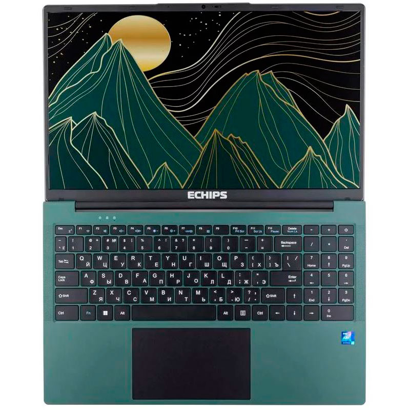 Ноутбук Echips Malachite NQ15E (Intel Celeron N100 1.1Ghz/8192Mb/256Gb SSD/Intel UHD Graphics/Wi-Fi/Bluetooth/Cam/15.6/1920x1080/Windows 11 Pro)