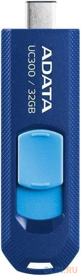 Флеш Диск A-DATA 32GB <ACHO-UC300-32G-RNB/BU> UC300, USB 3.2/TypeC, синий/голубой