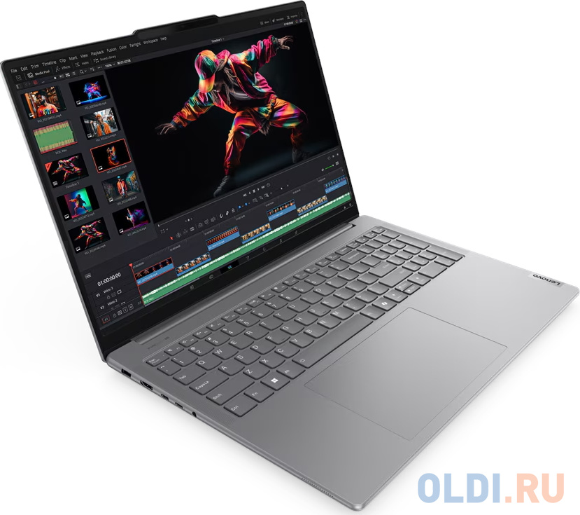 Lenovo Yoga Pro 9 16IMH9 [83DN006BRU] Luna Grey 16" {3.2K (3200x2000) mini LED 1200nits 165Hz Ultra 9 185H(2.3GHz)/64GB Sold/1TB SSD/RTX4070 8Gb/