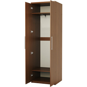Шкаф для одежды Шарм-Дизайн Комфорт МШ-21 60х45 с зеркалом, орех