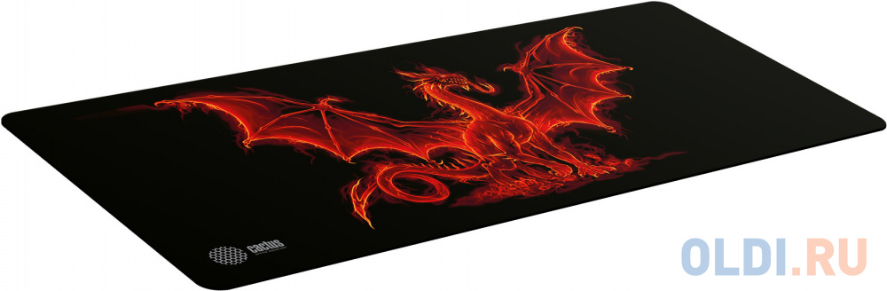 Коврик для мыши Cactus Fire Dragon XXL рисунок 900x400x3мм