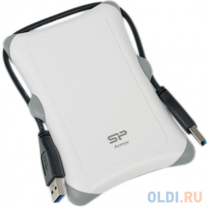 Внешний жесткий диск 2.5" USB3.0 2 Tb Silicon Power Armor A30 SP020TBPHDA30S3W белый