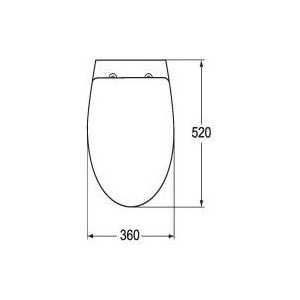 Сиденье для унитаза Vidima Севадуо (W301401)