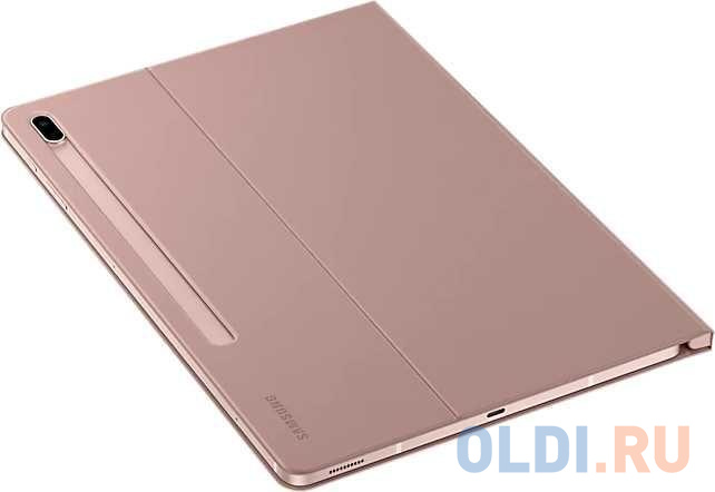 Чехол Samsung для Samsung Galaxy Tab S7+/FE Book Cover полиуретан розовое золото (EF-BT730PAEGRU)