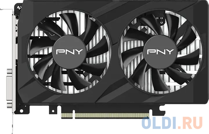 PNY Видеокарта PNY NVIDIA PNY GEFORCE® GTX 1650 4GB Dual Fan (VCG16514D6DFXPB1)