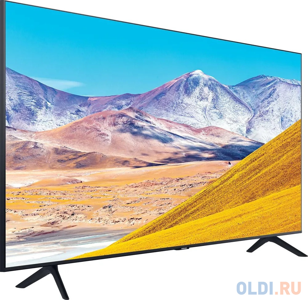 Телевизор LED Samsung 55" UE55DU8000UXRU Series 8 черный 4K Ultra HD 60Hz DVB-T2 DVB-C DVB-S2 USB WiFi Smart TV в Москвe